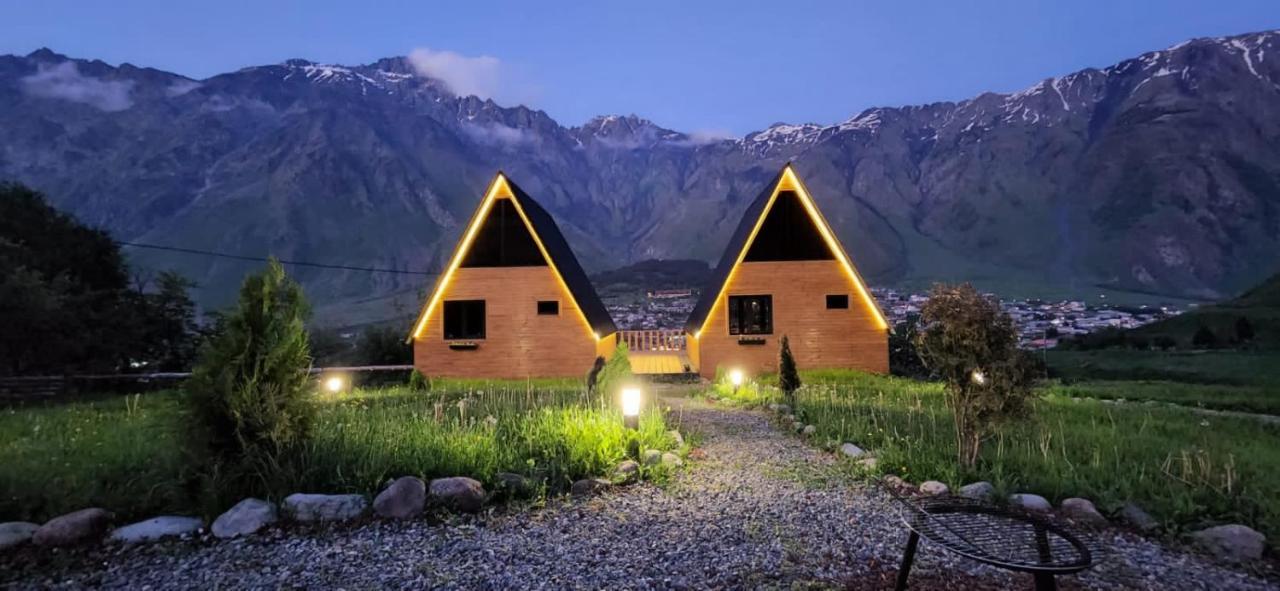 카즈베기 Little Wood House Gergeti 빌라 외부 사진